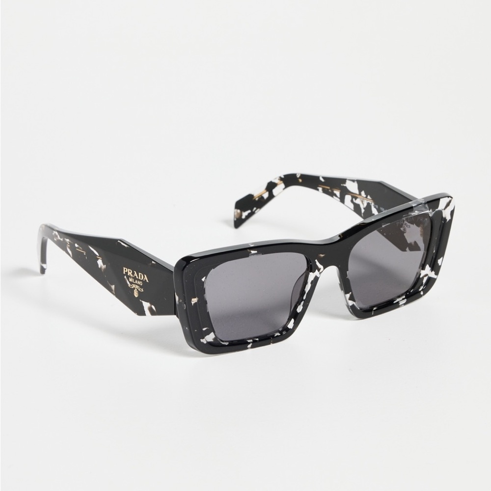 Prada Monochrome Patterned Sunglasses